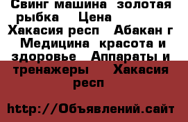 Свинг-машина (золотая рыбка) › Цена ­ 10 000 - Хакасия респ., Абакан г. Медицина, красота и здоровье » Аппараты и тренажеры   . Хакасия респ.